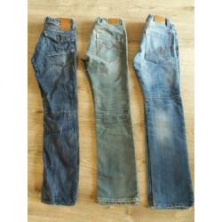 3 spijkerbroeken / jeans maat 176