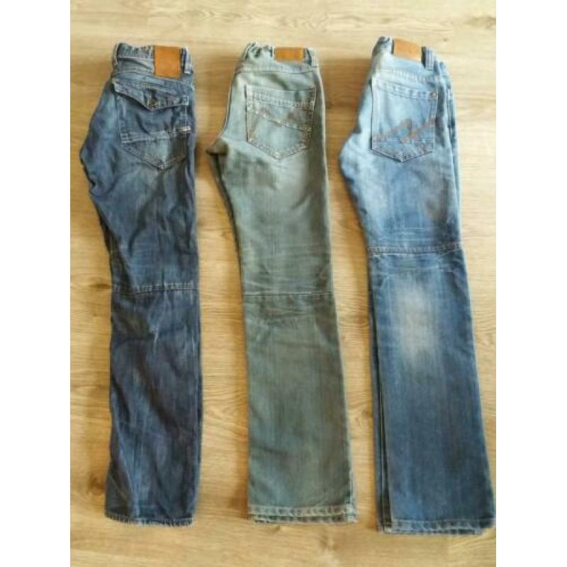 3 spijkerbroeken / jeans maat 176