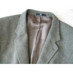 Giovanni Galli groene tweed blazer, maat 56