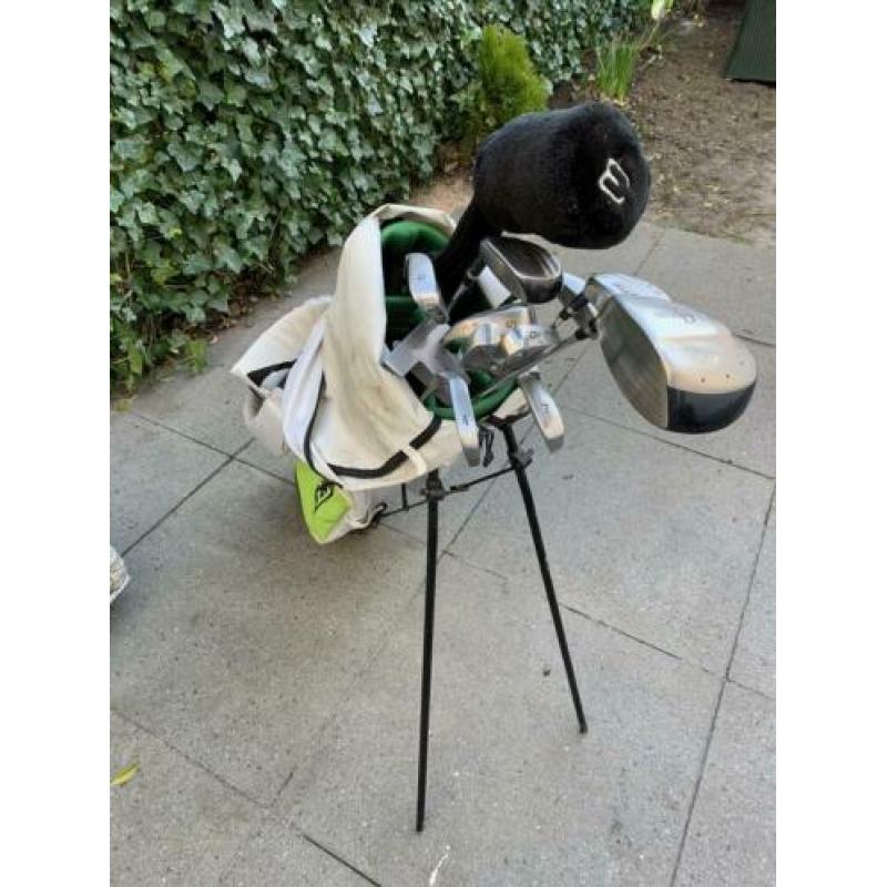 Oude set golfclubs