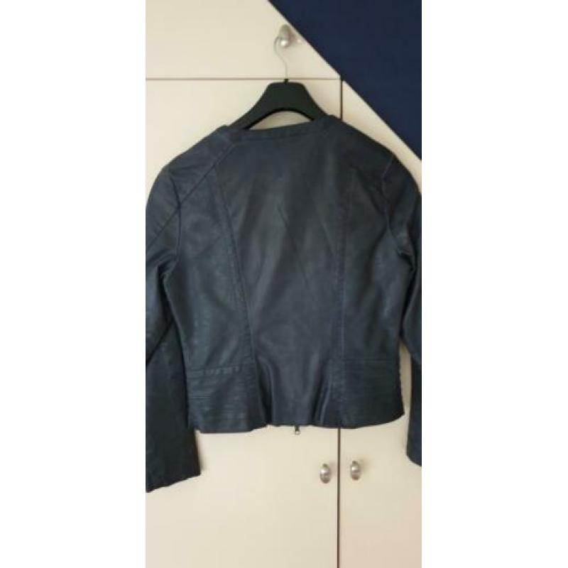 NIEUW PROMISS LEDERLOOK JASJE DONKERBLAUW...maat m