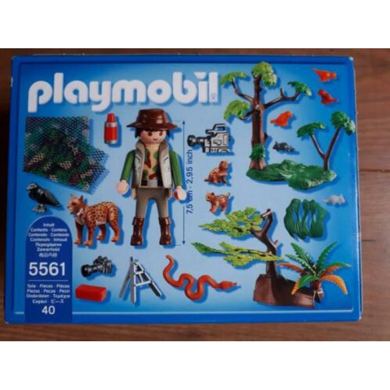 Playmobil 5561 Wild Life Lynxen met cameraman nieuw in doos