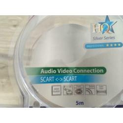 Scart kabels verguld