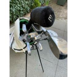 Oude set golfclubs