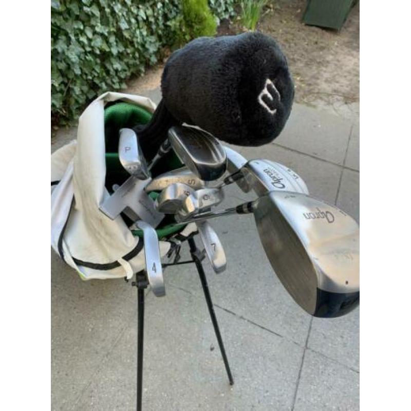 Oude set golfclubs