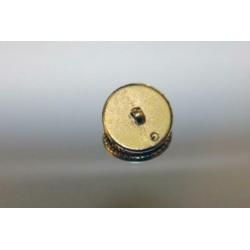 Vintage metal-look knopen nr. H4010 koperkleurig