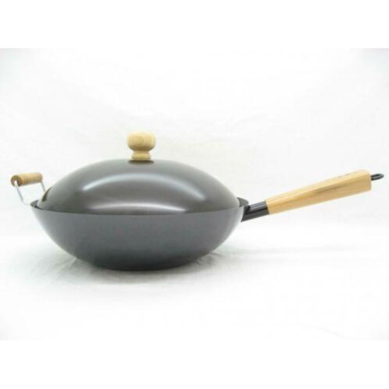 Grote wok 35 cm, bij Pannenberg