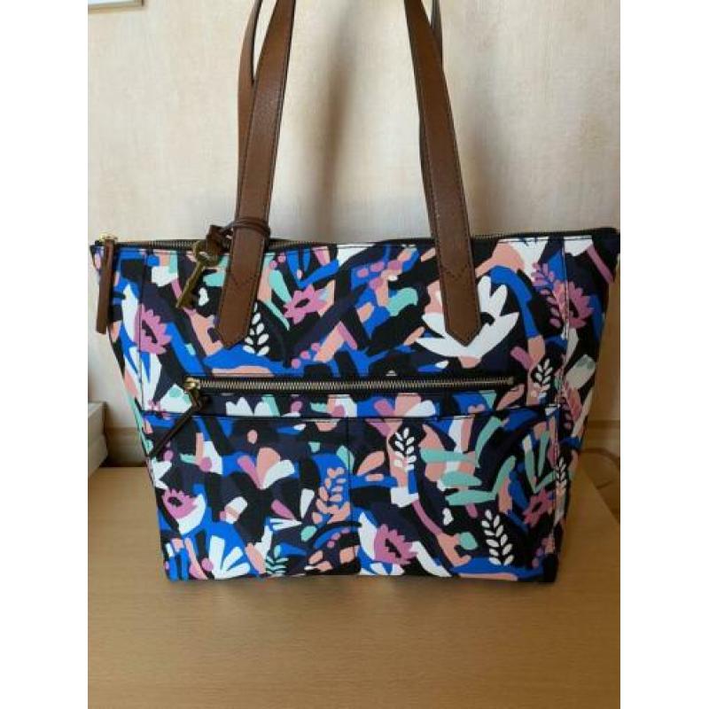 Fossil floral tote bag tas nieuw ongebruikt