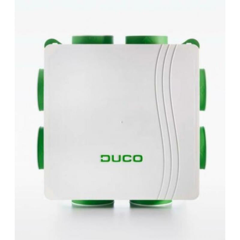 Duco silent mechanische ventilatie box inclusief toebehoren.
