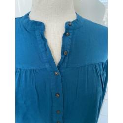 Mooie petrolkleurige blouse, h&m, maat 36