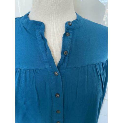 Mooie petrolkleurige blouse, h&m, maat 36