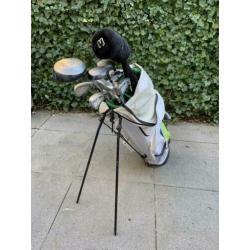Oude set golfclubs