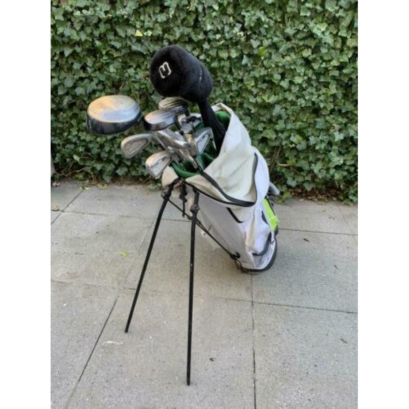Oude set golfclubs