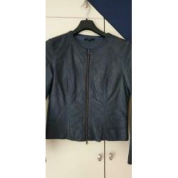 NIEUW PROMISS LEDERLOOK JASJE DONKERBLAUW...maat m