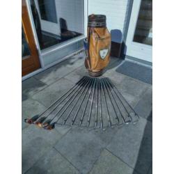 Vintage golfset uit de '60 jaren