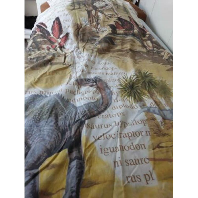 1 persoons dekbed overtrek dinosaurussen