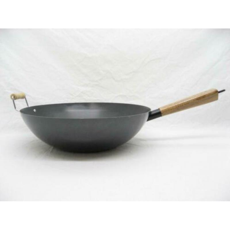 Grote wok 35 cm, bij Pannenberg