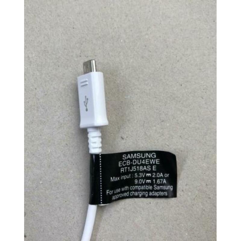 Snelle USB Oplaadkabel Wit 1.5 Meter Samsung, Huawei en Meer