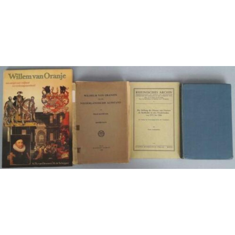 4 boeken over Willem van Oranje, Nassau, oude en nieuwe