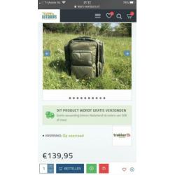 Trakker nxg 90 liter rugtas nieuw met bon.