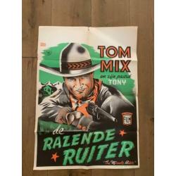 Tk orginele filmposter tom mix circa 1935