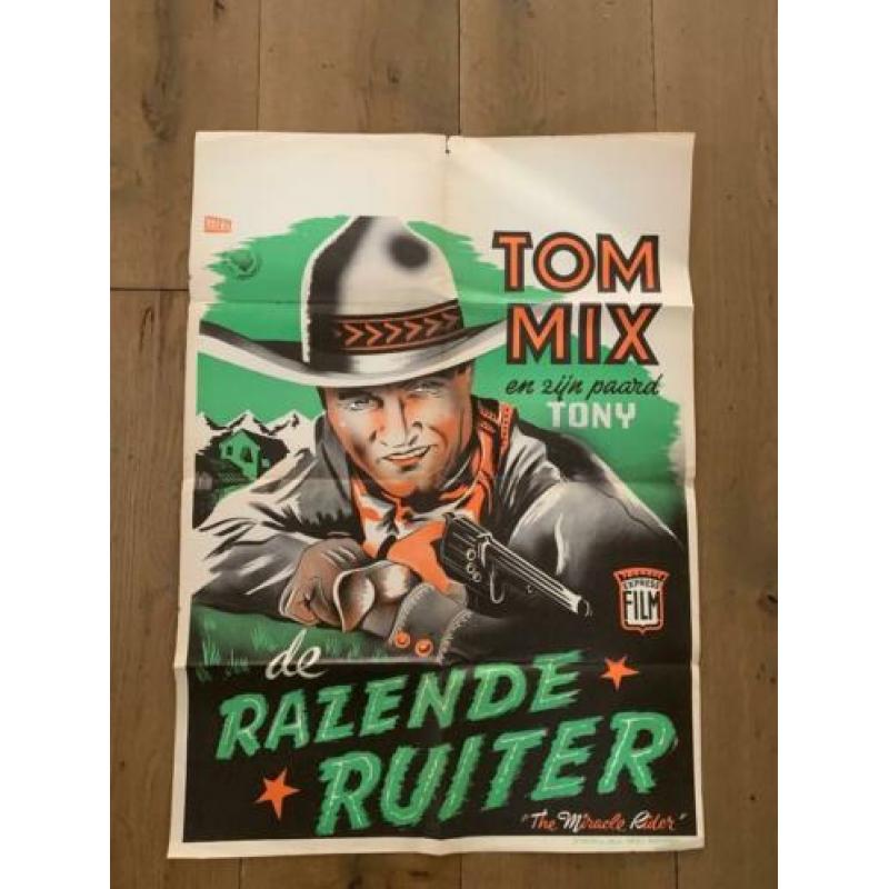 Tk orginele filmposter tom mix circa 1935
