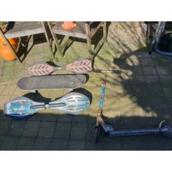 Buiten speelgoed skate board , step , wave board