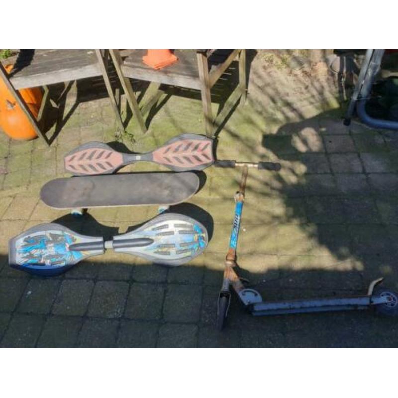 Buiten speelgoed skate board , step , wave board