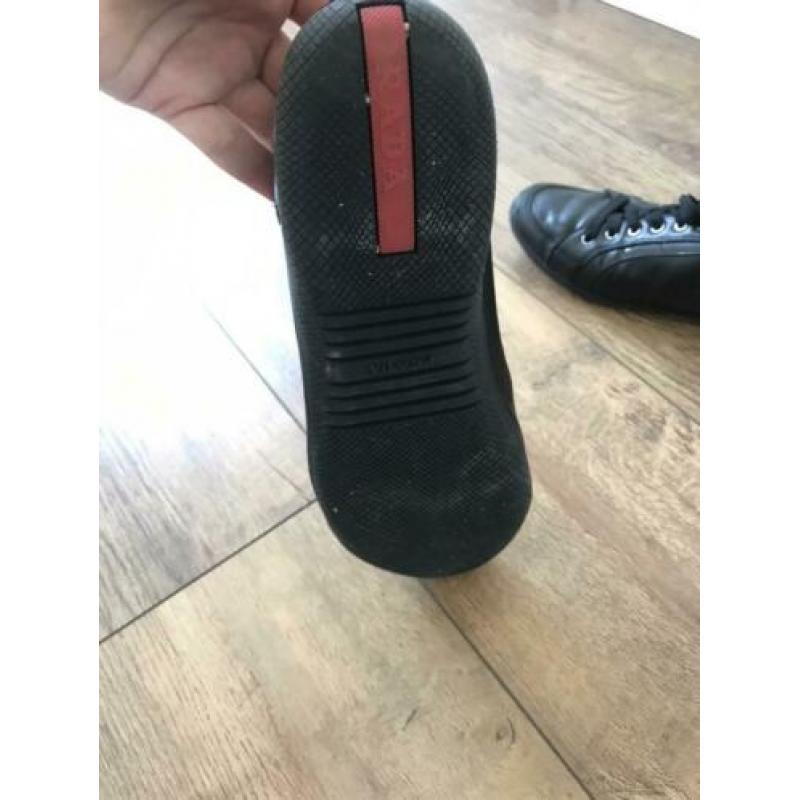 Zwarte leren Prada schoenen 40