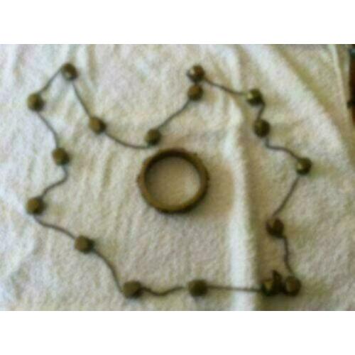 Armband en ketting goudkleurig