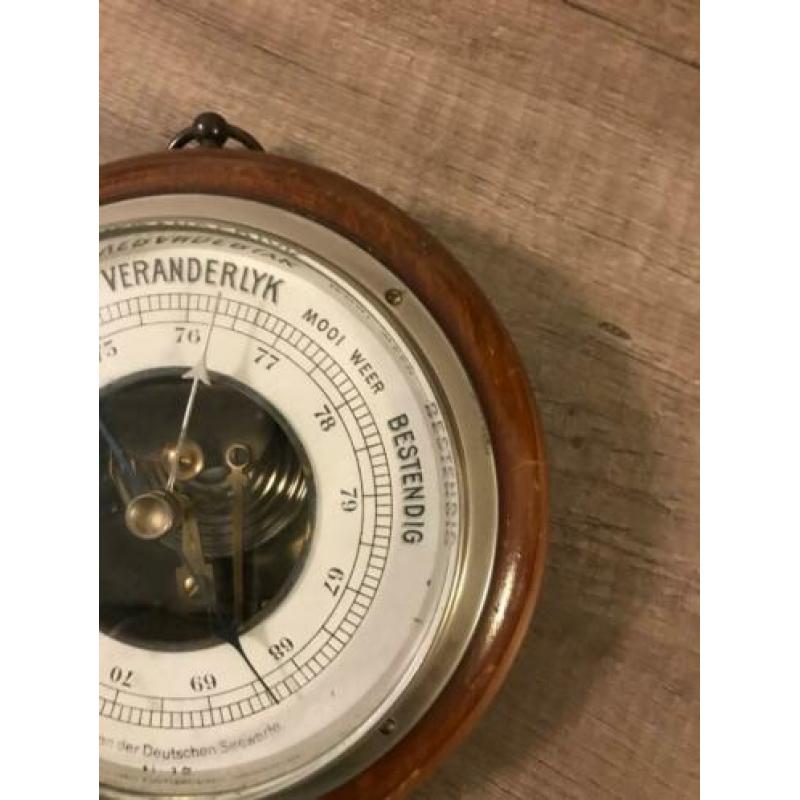 1.VINTAGE Veranderlijk barometer SCHEEPSBAROMETER