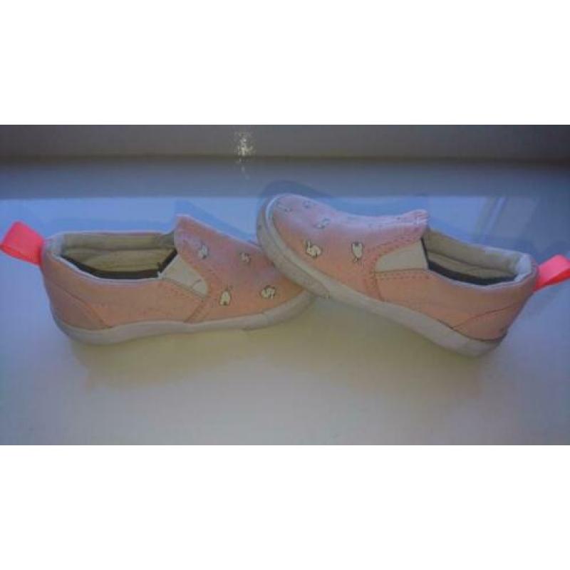 Super lieve, roze, zomer schoentjes / gympies, H&M, maat 21