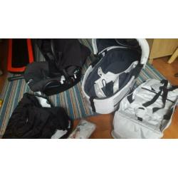 Mutsy evo silver/wit kinderwagen