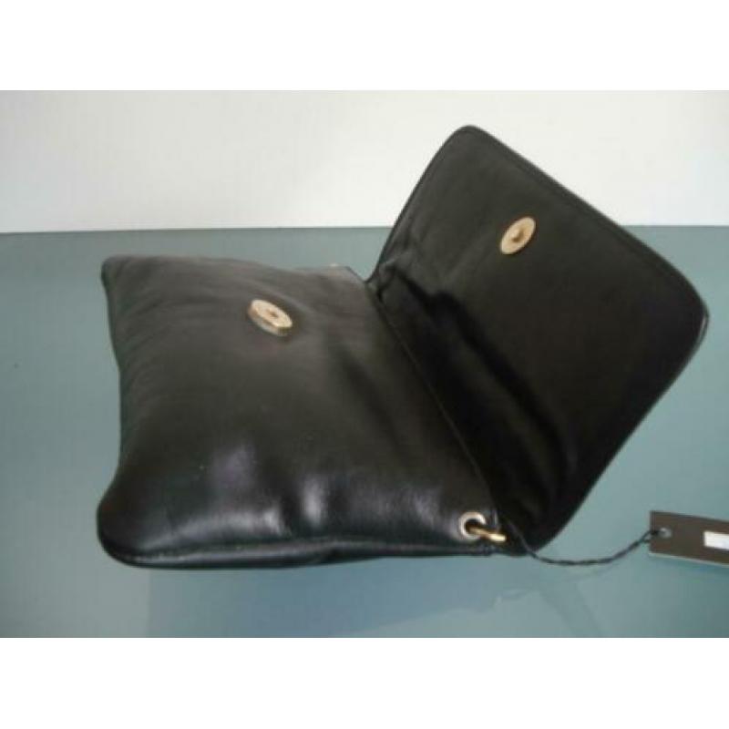 GRATIS VERZENDEN | NIEUWE leren retro vintage zwarte tas
