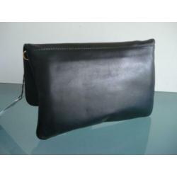 GRATIS VERZENDEN | NIEUWE leren retro vintage zwarte tas