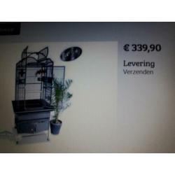Halsbandparkiet Valkparkieten ara vogel kooi 4 x