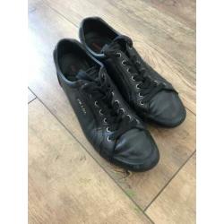 Zwarte leren Prada schoenen 40