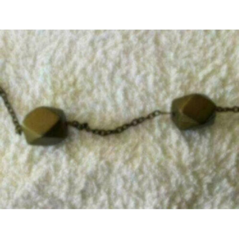 Armband en ketting goudkleurig