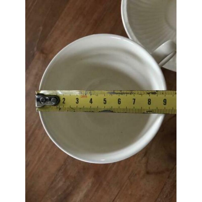 Wedgwood Edme thee/cappuccino kop 9cm met schotel 0,19l