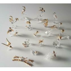 Exclusive Gold Plated crystal glass NIEUW 19 stuks