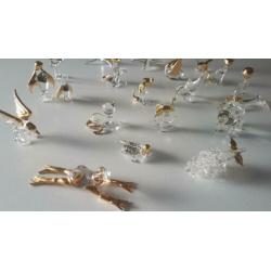 Exclusive Gold Plated crystal glass NIEUW 19 stuks