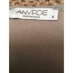 jurk anvdrie zgan beige grijs 40