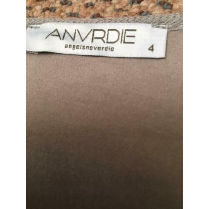 jurk anvdrie zgan beige grijs 40