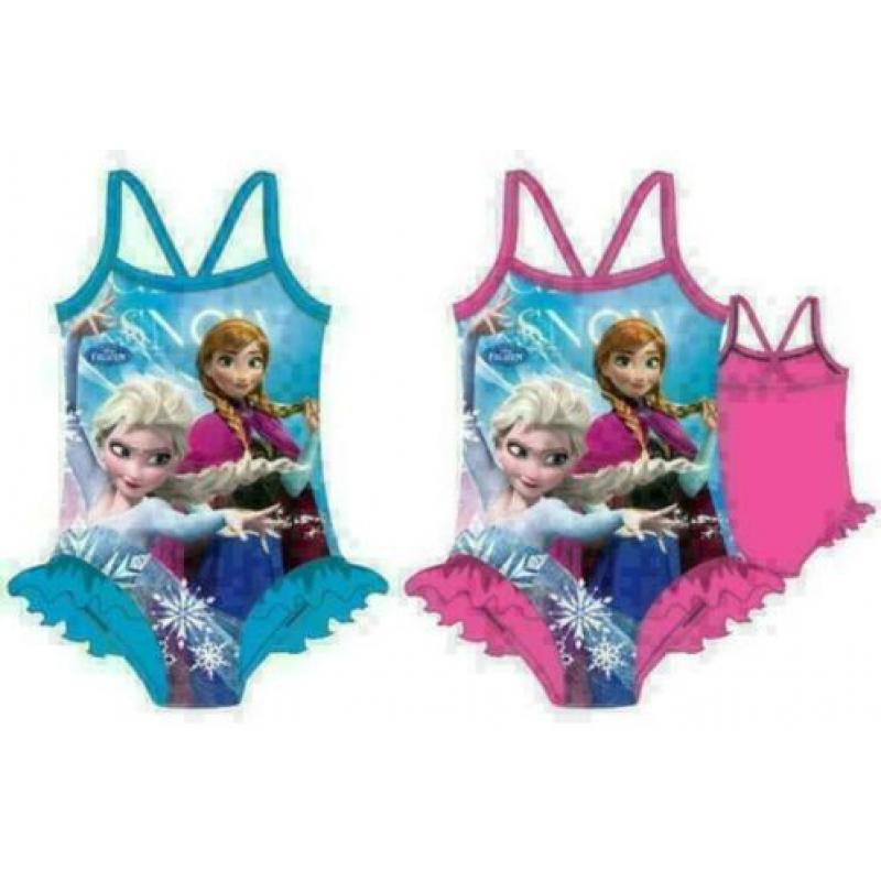 Disney Frozen Badpak (met glitter) - Maat 104-110-116-128