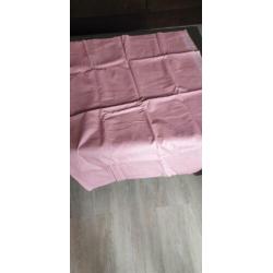 Pakket coupons roze niet rekbare lappen incl rits