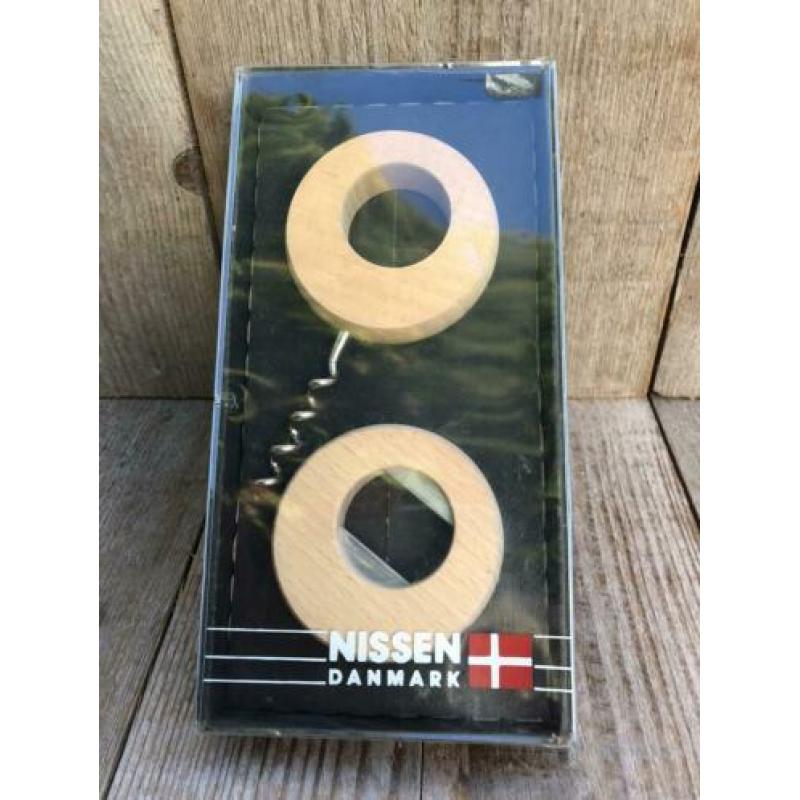Deens design Nissen flesopener & kurkentrekker
