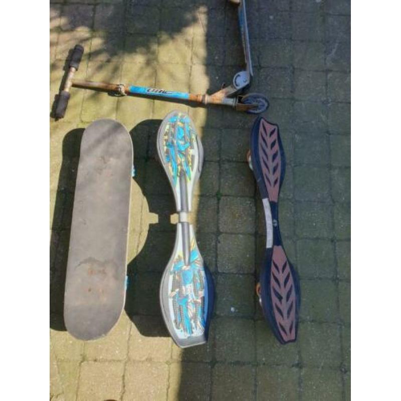Buiten speelgoed skate board , step , wave board