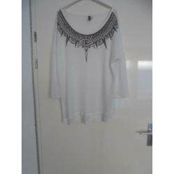 Aparte witte tuniek top van h&m divided mt L. ZGAN