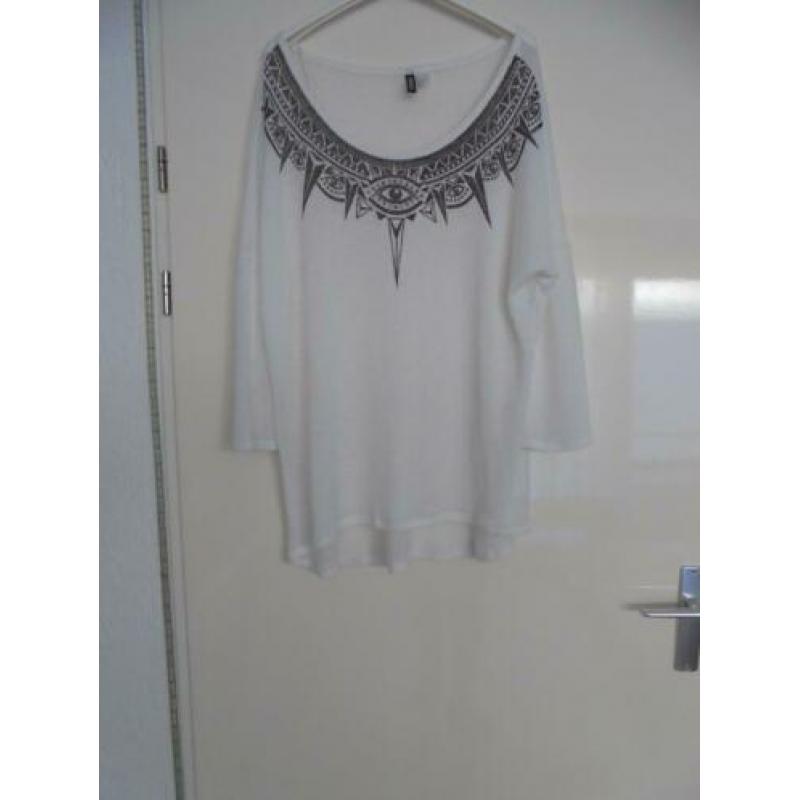 Aparte witte tuniek top van h&m divided mt L. ZGAN