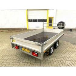 Saris degelijke dubbel-as plateauwagen 305x170 7/2014